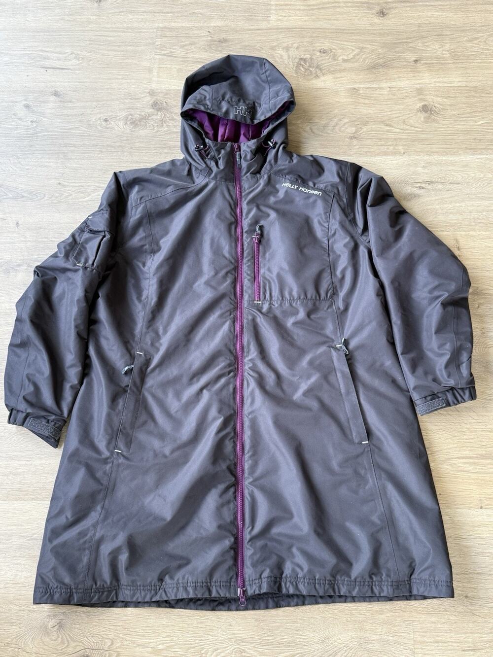 Helly Hansen Tech Protection Hood Coat/Jacket Womens 4XL Full Zip Black